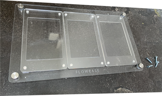 Triple Flowcase Display Stand / Wall Display
