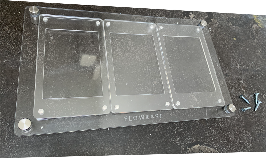 Triple Flowcase Display Stand / Wall Display
