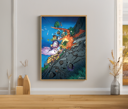 Charizard Vstar – Digital Artwork