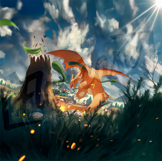 Charizard V – Digital Artwork