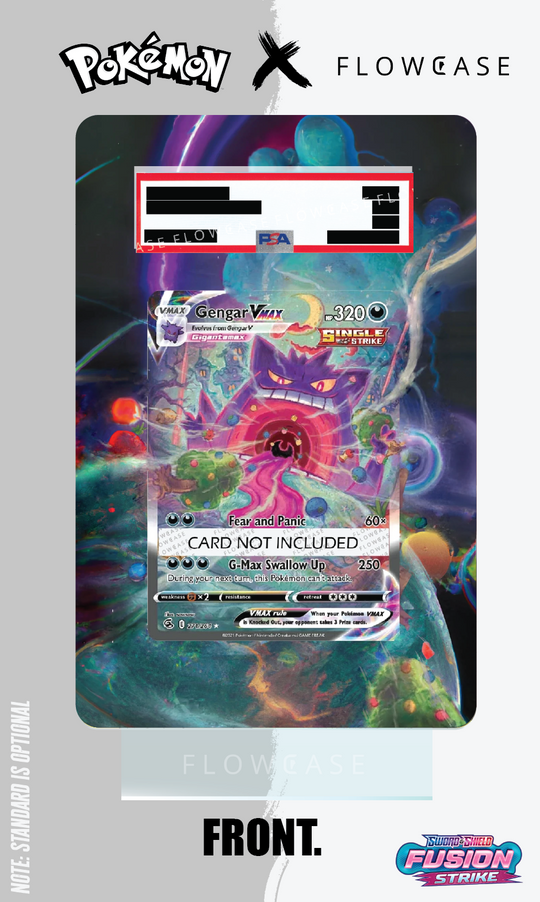 Custom Art Work Graded Card Case - Gengar Vmax
