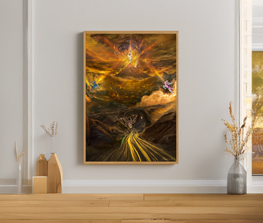 Arceus, Giratina, Palkia & Dialga – Digital Artwork