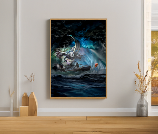 Lugia V – Digital Artwork