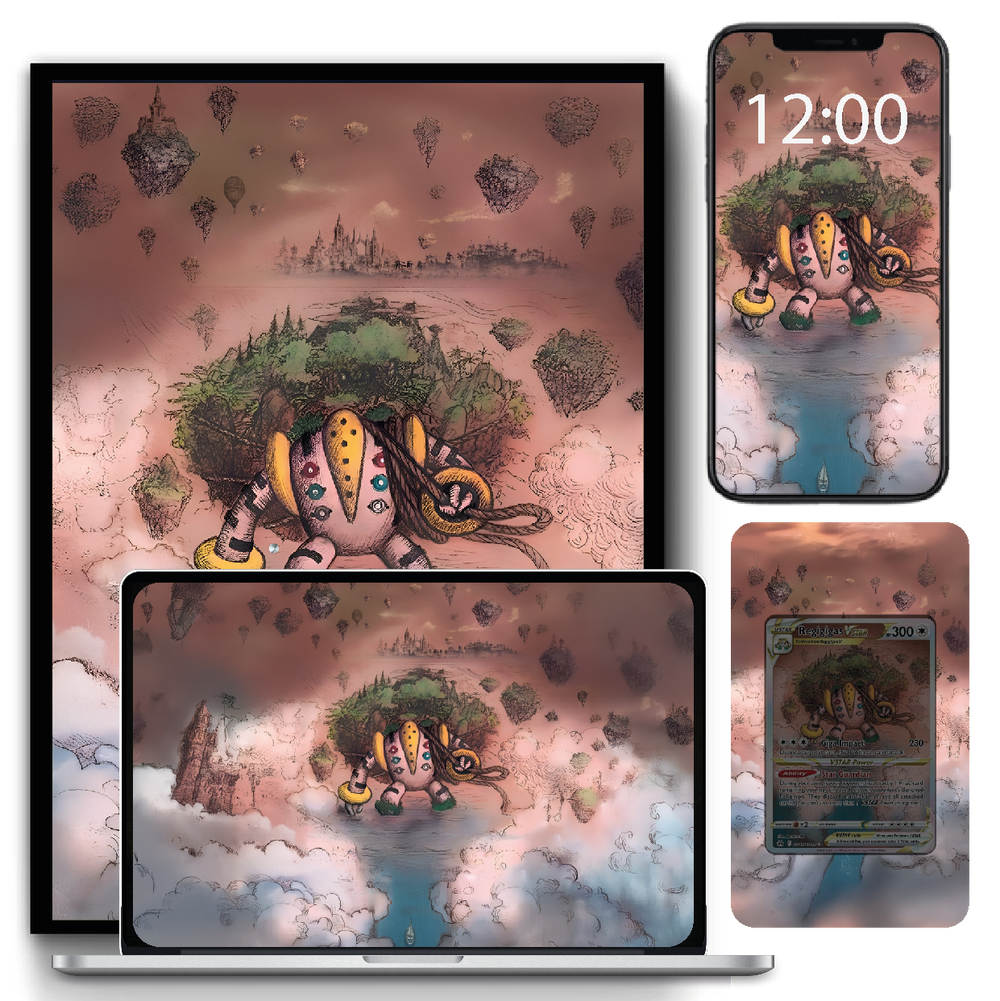 Regigigas Vstar – Digital Artwork