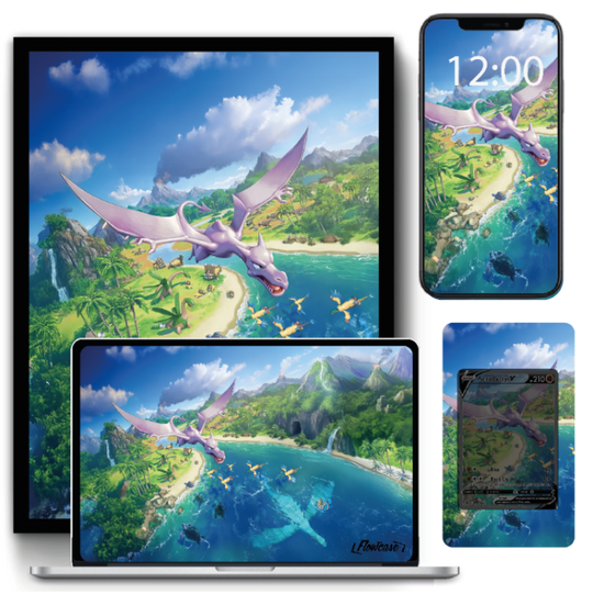 Aerodactyl V – Digital Artwork