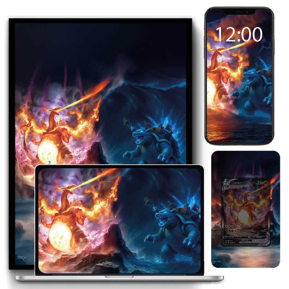 Charizard Vmax - Digital Artwork