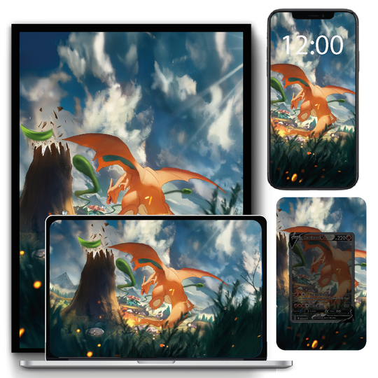 Charizard V – Digital Artwork