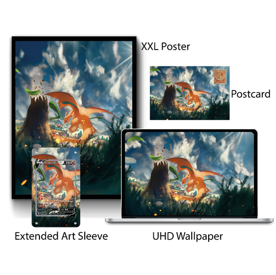 Charizard V – Digital Artwork
