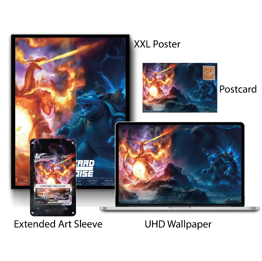 Charizard Vmax - Digital Artwork