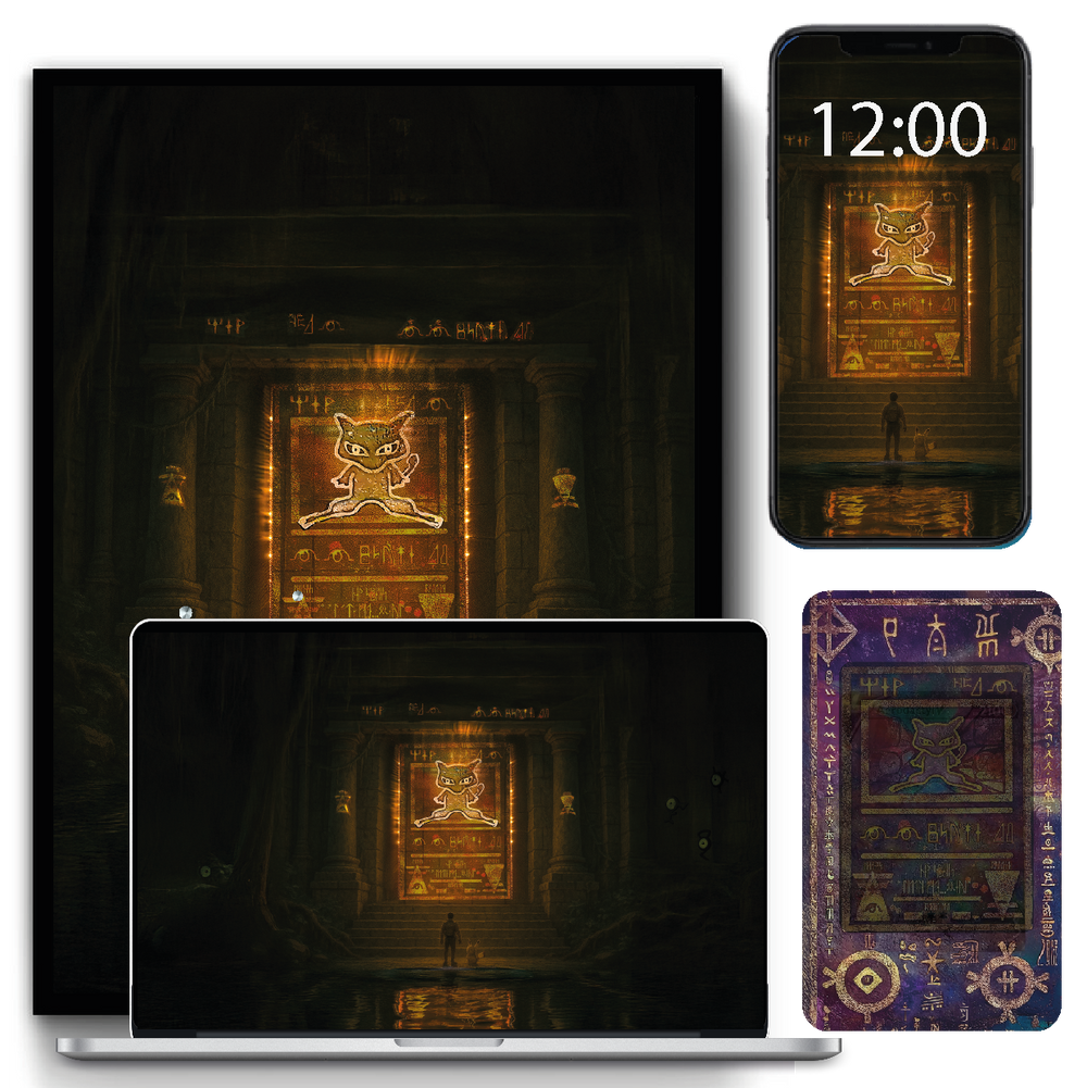 Ancient Mew – Digital Artwork