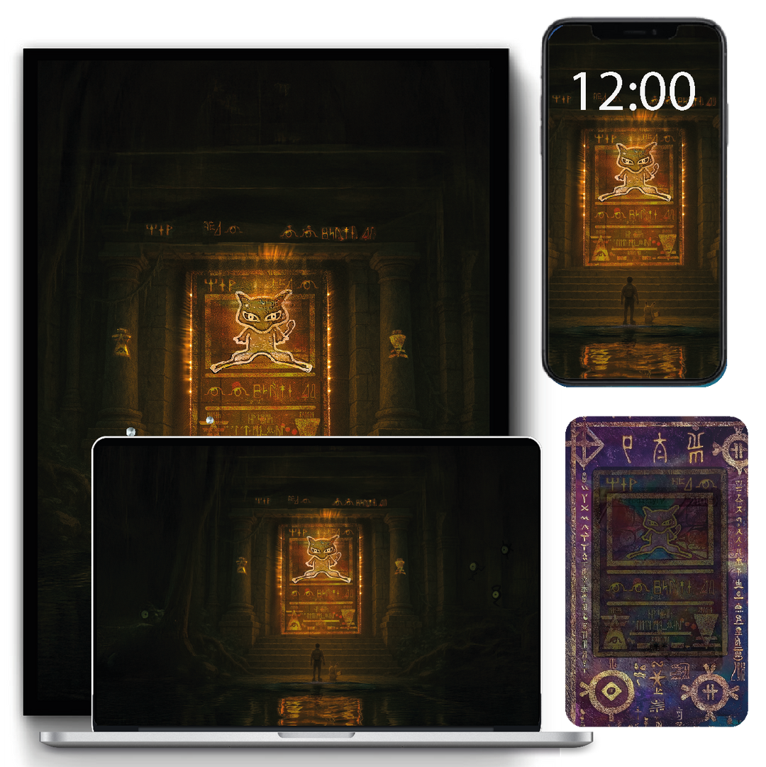 Ancient Mew – Digital Artwork