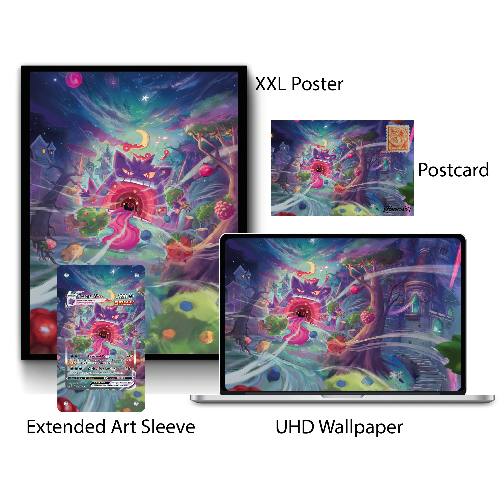 Gengar VMAX – Digital Artwork