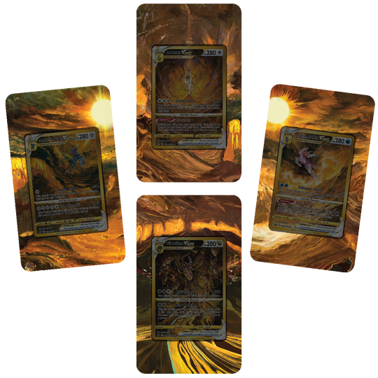 Arceus, Giratina, Palkia & Dialga – Digital Artwork