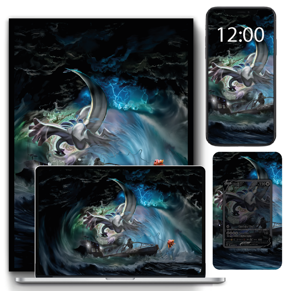 Lugia V – Digital Artwork