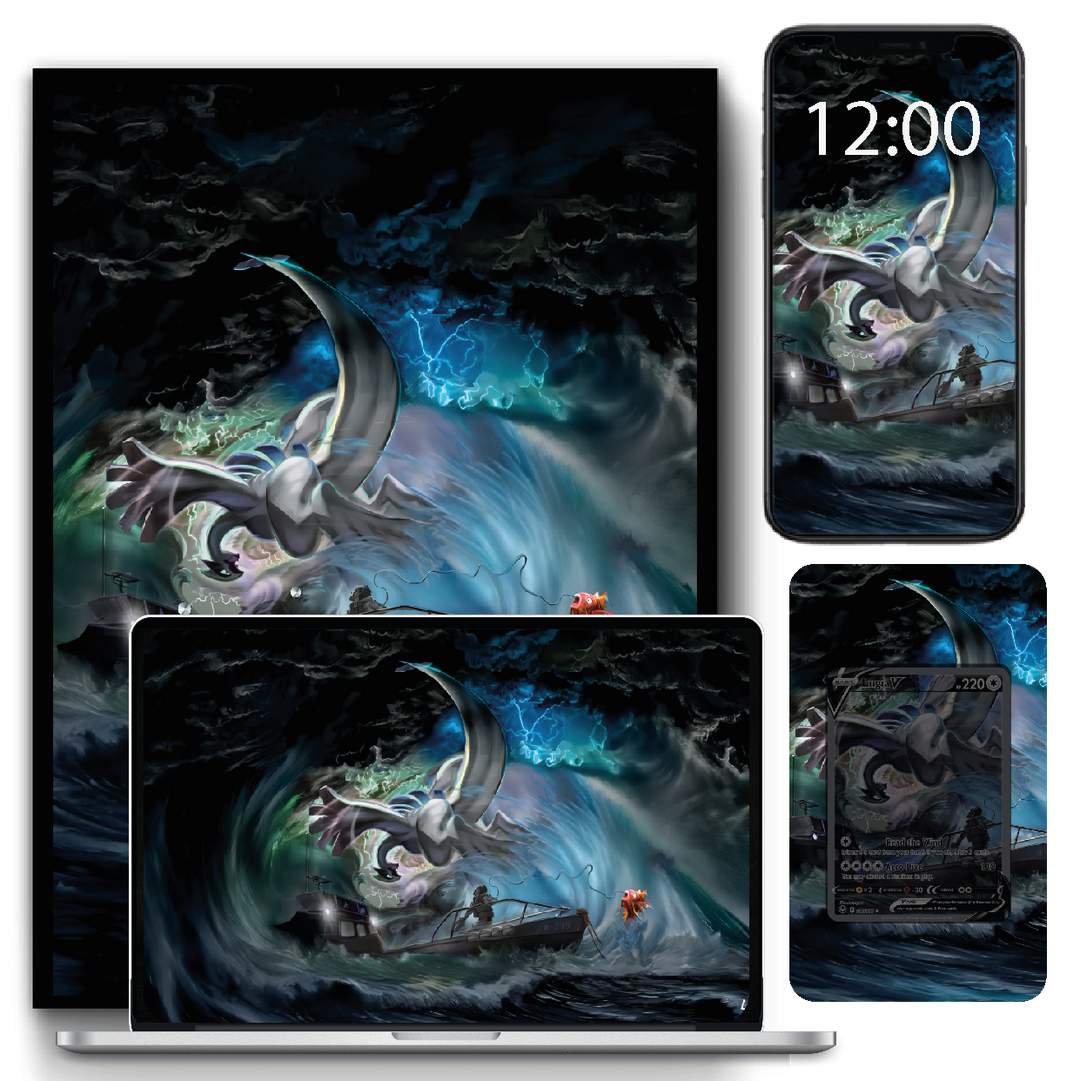 Lugia V – Digital Artwork