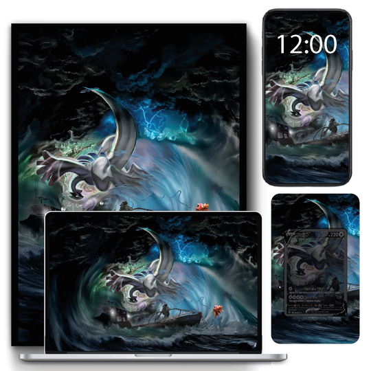 Lugia V – Digital Artwork