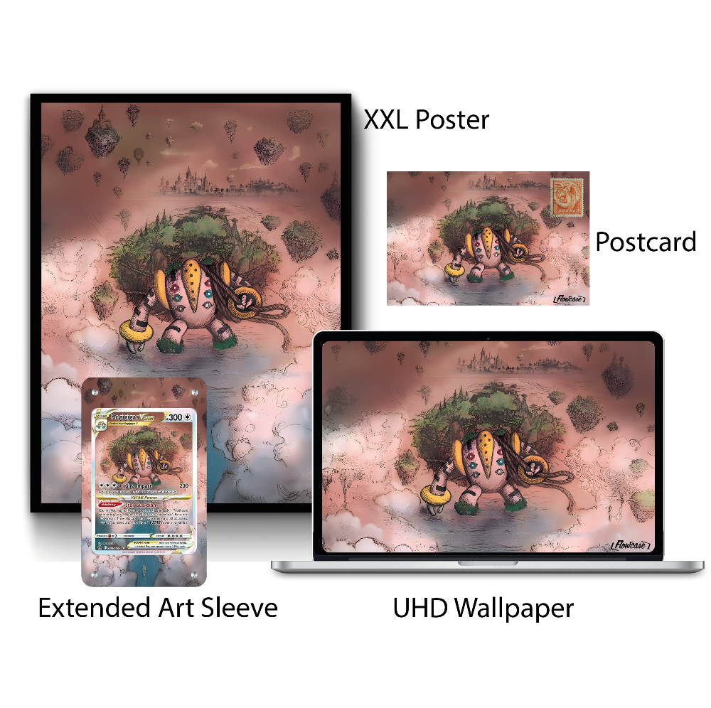Regigigas Vstar – Digital Artwork