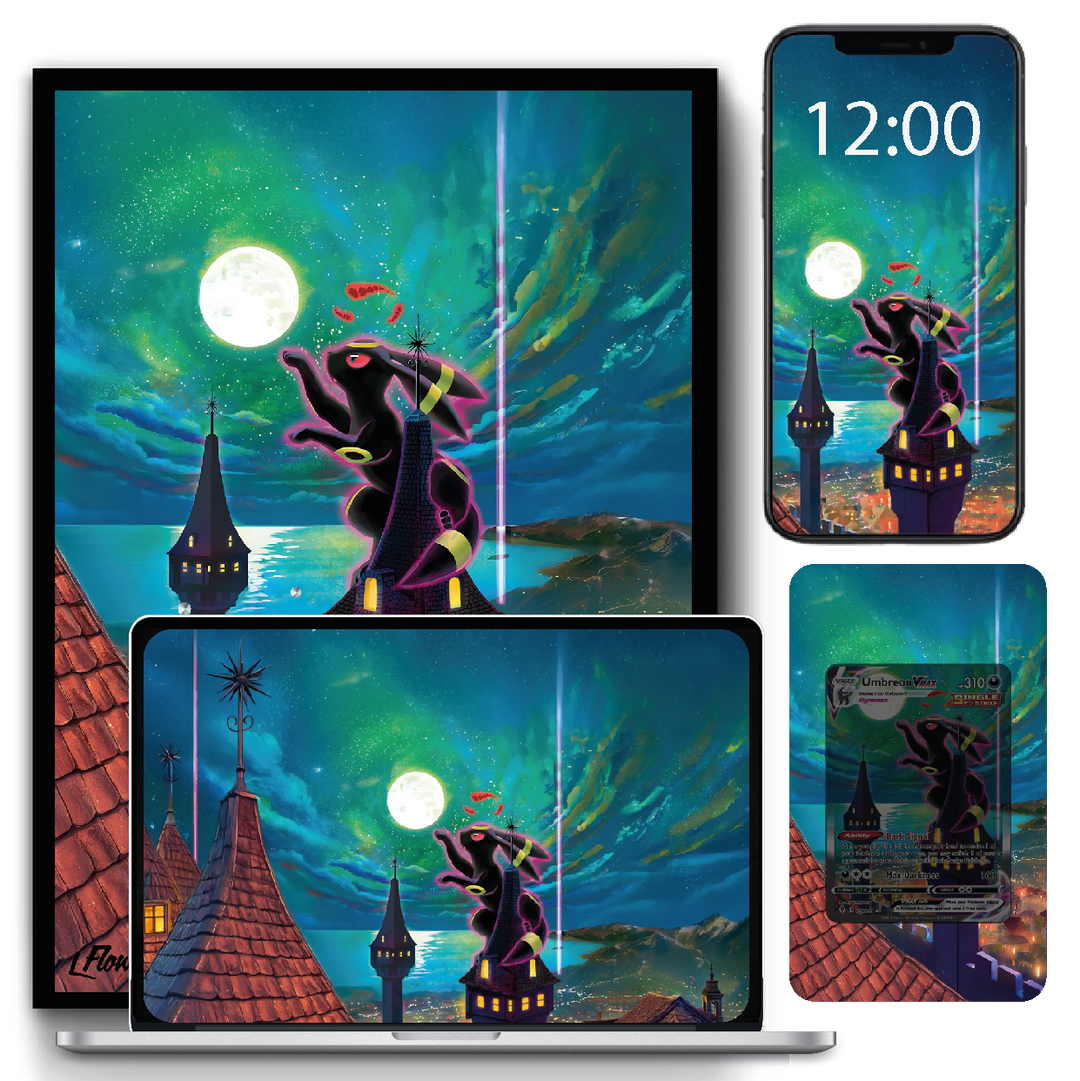 Umbreon Vmax – Digital Artwork