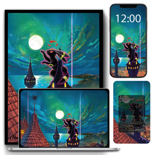 Umbreon Vmax – Digital Artwork