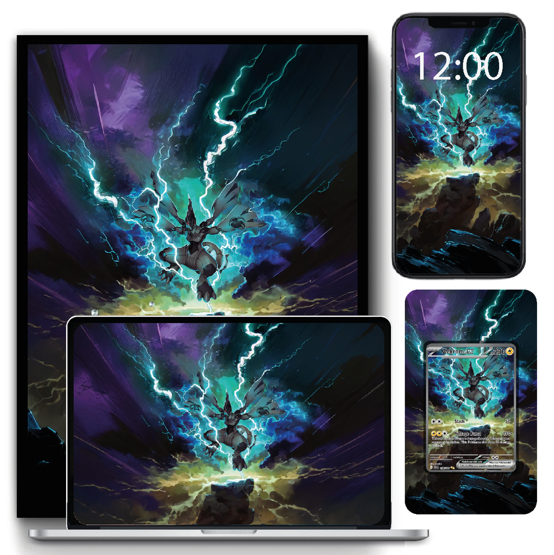 Zekrom Ex – Digital Artwork
