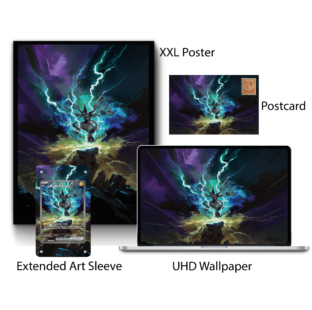 Zekrom Ex – Digital Artwork